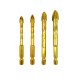 4/6/8Pcs 1/4 Inch Hex Shank Twist Glass Bits Set Titanium Ceramic Drilling 6-12mm Tile Concret Cross Tip Hole Bit 4/6/8Pcs 1/4 Inch Hex Shank Twist Glass Bits Set Titanium Ceramic Drilling 6-12mm Tile Concret Cross Tip Hole Bit