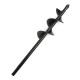 46x370mm Garden Auger Small Earth Planter Drill Bit Post Hole Digger Earth Drill Bit for Electric Drill