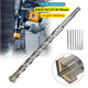 5-16mm Concrete Drill Bit 160mm Length Double SDS Plus Slot Masonry Hammer Drill Bit 5-16mm Concrete Drill Bit 160mm Length Double SDS Plus Slot Masonry Hammer Drill Bit