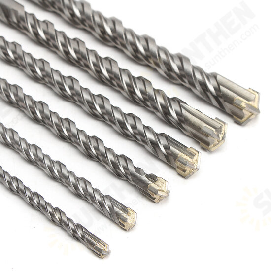 5-16mm Concrete Drill Bit 160mm Length Double SDS Plus Slot Masonry Hammer Drill Bit 5-16mm Concrete Drill Bit 160mm Length Double SDS Plus Slot Masonry Hammer Drill Bit