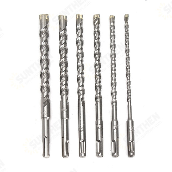 5-16mm Concrete Drill Bit 160mm Length Double SDS Plus Slot Masonry Hammer Drill Bit 5-16mm Concrete Drill Bit 160mm Length Double SDS Plus Slot Masonry Hammer Drill Bit
