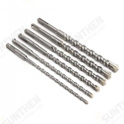5-16mm Concrete Drill Bit 160mm Length Double SDS Plus Slot Masonry Hammer Drill Bit