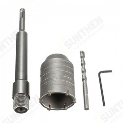 50mm SDS Plus Shank Hole Saw Cutter Concrete Cement Stone Wall Drill Bit with Wrench 50mm SDS Plus Shank Hole Saw Cutter Concrete Cement Stone Wall Drill Bit with Wrench