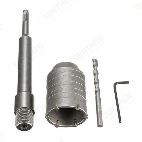 50mm SDS Plus Shank Hole Saw Cutter Concrete Cement Stone Wall Drill Bit with Wrench 50mm SDS Plus Shank Hole Saw Cutter Concrete Cement Stone Wall Drill Bit with Wrench