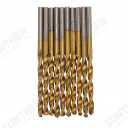 50pcs Titanium Coated High Speed Steel Twist Drill Bit1/1.5/2/2.5/3mm Twist Drill BitWoodworking 50pcs Titanium Coated High Speed Steel Twist Drill Bit1/1.5/2/2.5/3mm Twist Drill BitWoodworking