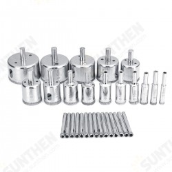 5/35Pcs 6-50mm Diamond Hole Saw Drill Bit Set Tile Ceramic Glass Marble Drill Cutter 5/35Pcs 6-50mm Diamond Hole Saw Drill Bit Set Tile Ceramic Glass Marble Drill Cutter
