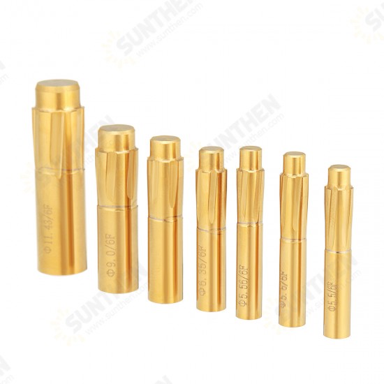 5.5-11.43mm 6 Flutes Spiral Reamer Push Rifling Button Chamber Helical Machine Reamer