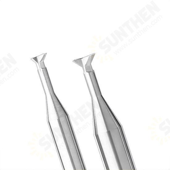 55-Degree Four-Edged Carbide Tungsten Steel Mill Straight-Handle Swallowtail Knife Aluminum With Cnc Slotting Knife Router Bit 55-Degree Four-Edged Carbide Tungsten Steel Mill Straight-Handle Swallowtail Knife Aluminum With Cnc Slotting Knife Router Bit