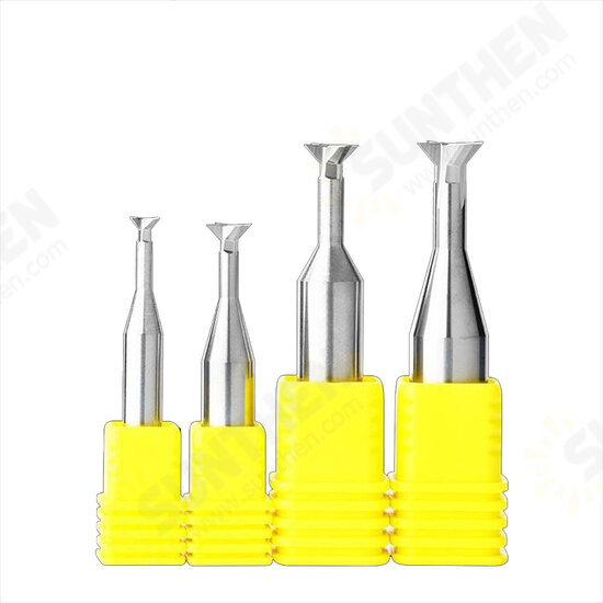 55-Degree Four-Edged Carbide Tungsten Steel Mill Straight-Handle Swallowtail Knife Aluminum With Cnc Slotting Knife Router Bit 55-Degree Four-Edged Carbide Tungsten Steel Mill Straight-Handle Swallowtail Knife Aluminum With Cnc Slotting Knife Router Bit