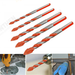 5Pcs 6/8/10/12mm Triangular-overlord Handle Multifunctional Auger Drill Bits For Tile Glass Wall Wood