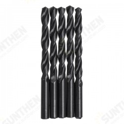 5Pcs 9~12mm HSS Straight Shank Metric Twist Drill Bit Set Professional Tool