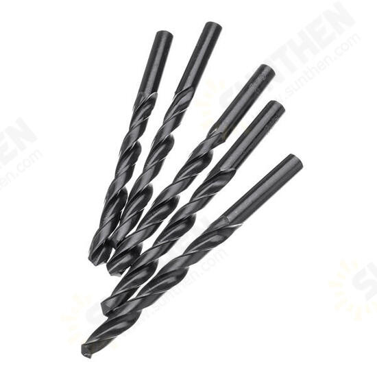 5Pcs 9~12mm HSS Straight Shank Metric Twist Drill Bit Set Professional Tool