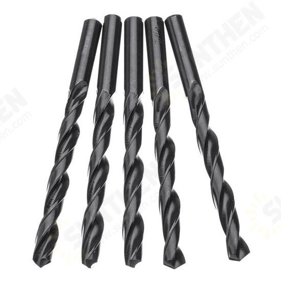 5Pcs 9~12mm HSS Straight Shank Metric Twist Drill Bit Set Professional Tool