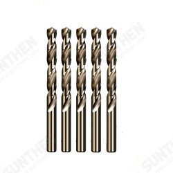 5Pcs 9/9.5/10mm Cobalt High Speed Steel Drill Bit For Stainless Steel Woodworking M35 Twist Drill Bit Drill Hole Cutter Metal Drilling