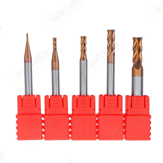 5pcs 1-5mm 4 Flute End Mill Milling Cutter CNC Tools Set 5pcs 1-5mm 4 Flute End Mill Milling Cutter CNC Tools Set