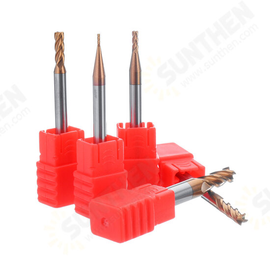 5pcs 1-5mm 4 Flute End Mill Milling Cutter CNC Tools Set 5pcs 1-5mm 4 Flute End Mill Milling Cutter CNC Tools Set
