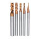 5pcs 1-5mm 4 Flute End Mill Milling Cutter CNC Tools Set 5pcs 1-5mm 4 Flute End Mill Milling Cutter CNC Tools Set