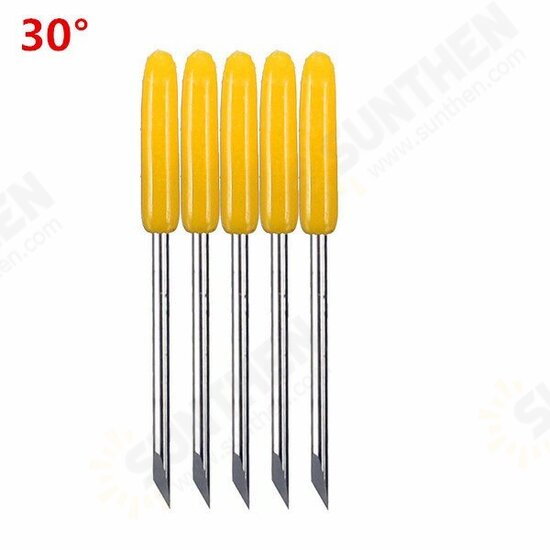 5pcs 30/45/60 Degree Engraving Machine Blades Cutter for CB09 Vinyl Cutter Plotter 5pcs 30/45/60 Degree Engraving Machine Blades Cutter for CB09 Vinyl Cutter Plotter