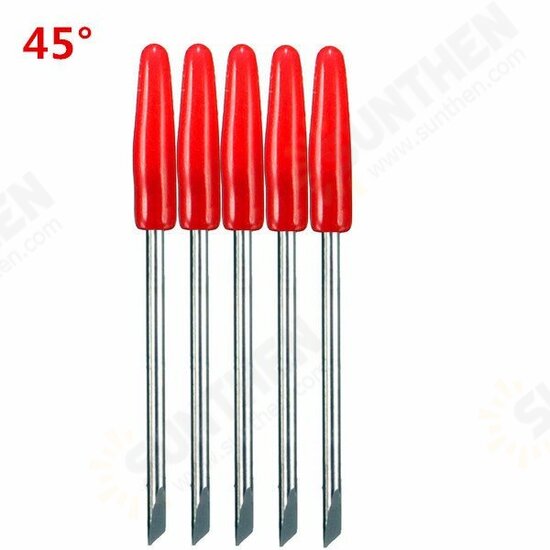 5pcs 30/45/60 Degree Engraving Machine Blades Cutter for CB09 Vinyl Cutter Plotter