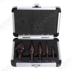 5pcs British HSS Triangle Handle Step Drill Aluminum Box Hole Saw Cutter 5pcs British HSS Triangle Handle Step Drill Aluminum Box Hole Saw Cutter