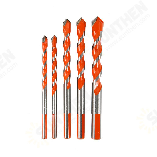 5pcs Carbide Overlord Drill Ceramic Tile Stainless Steel Drill Wall Hole Drilling All-powerful Hand Electric Drill Bit