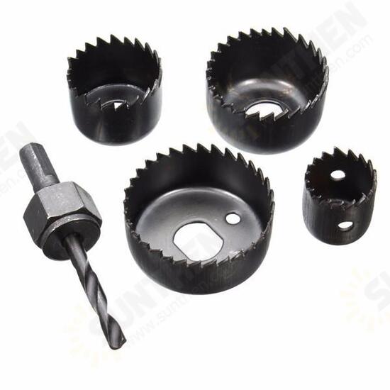 5pcs Hole Saw Set Hole Saw Cutter with Mandrel Wood Working Drill Bit 25mm/ 35mm/ 44mm/ 50mm 5pcs Hole Saw Set Hole Saw Cutter with Mandrel Wood Working Drill Bit 25mm/ 35mm/ 44mm/ 50mm