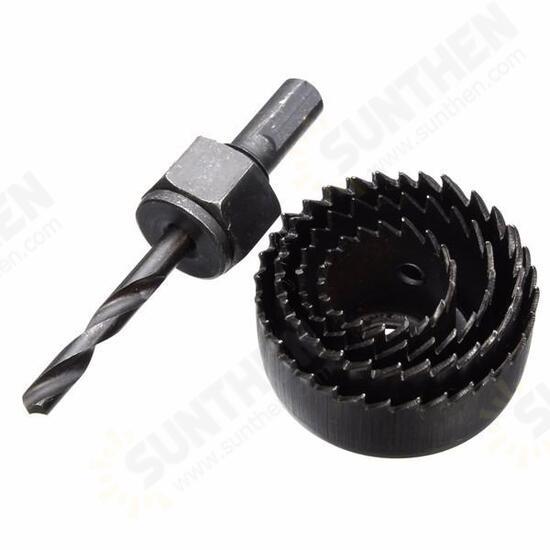 5pcs Hole Saw Set Hole Saw Cutter with Mandrel Wood Working Drill Bit 25mm/ 35mm/ 44mm/ 50mm 5pcs Hole Saw Set Hole Saw Cutter with Mandrel Wood Working Drill Bit 25mm/ 35mm/ 44mm/ 50mm