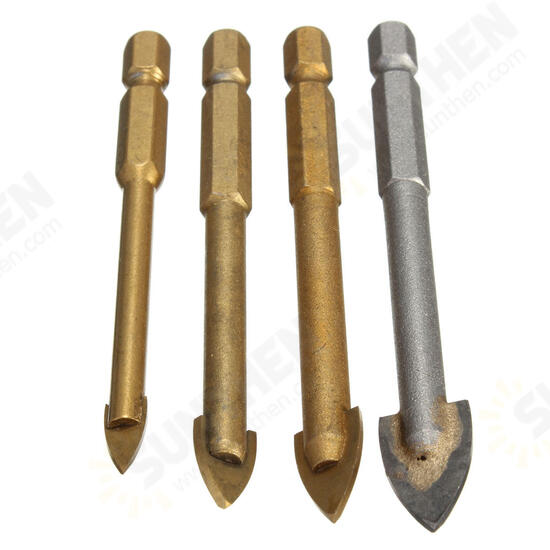 6-12mm Carbide Tile Spear Head Drill Bit Glass Drill Hole Tool Tungsten Carbide Tipped Bit