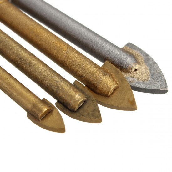 6-12mm Carbide Tile Spear Head Drill Bit Glass Drill Hole Tool Tungsten Carbide Tipped Bit