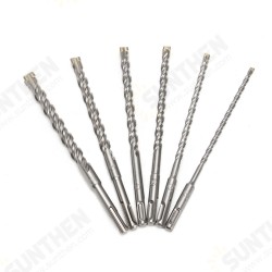 6-16mm Bi-Metal Drill Bit Length 260mm Double SDS Plus Slot Masonry Hammer Bit