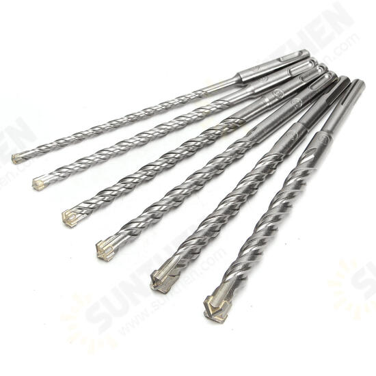 6-16mm Bi-Metal Drill Bit Length 260mm Double SDS Plus Slot Masonry Hammer Bit 6-16mm Bi-Metal Drill Bit Length 260mm Double SDS Plus Slot Masonry Hammer Bit