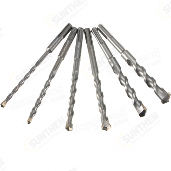 6-16mm Round Shank 150mm Long SDS Rotary Hammer Concrete Masonary Drill Bit 6-16mm Round Shank 150mm Long SDS Rotary Hammer Concrete Masonary Drill Bit