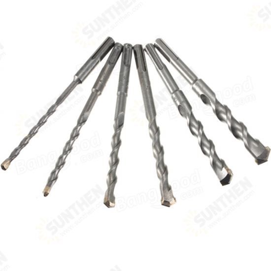 6-16mm Round Shank 150mm Long SDS Rotary Hammer Concrete Masonary Drill Bit