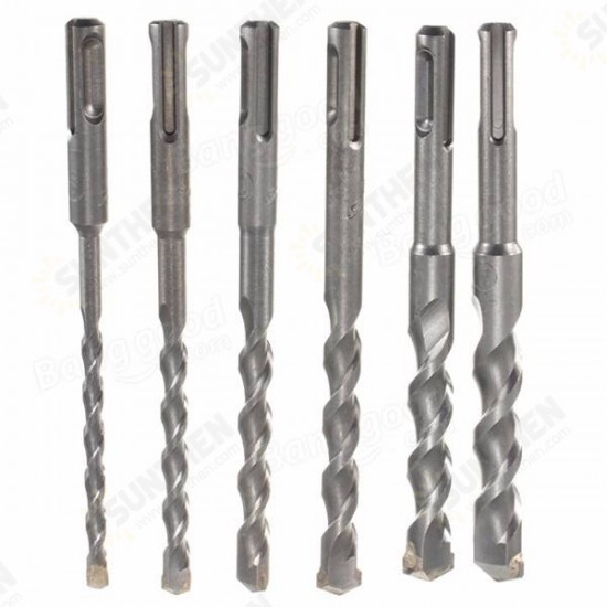 6-16mm Round Shank 150mm Long SDS Rotary Hammer Concrete Masonary Drill Bit