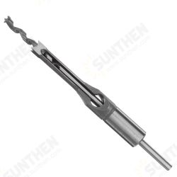 6-19mm Woodworking Drill Bit Square Hole Chisel Mortising Kit Tenon Wood Tool