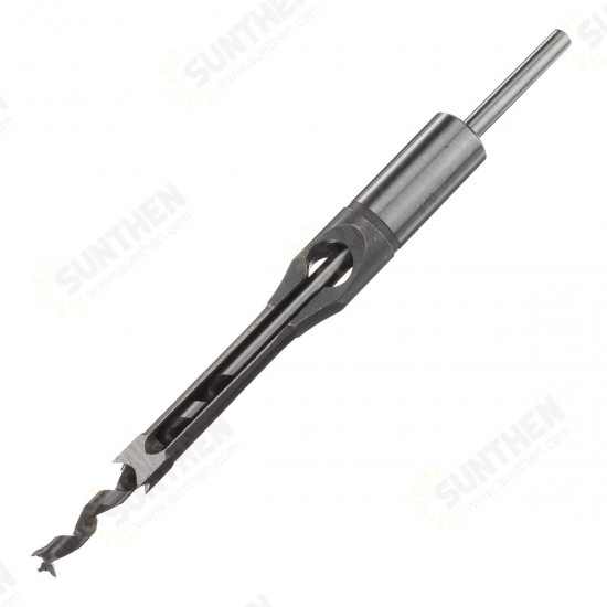 6-19mm Woodworking Drill Bit Square Hole Chisel Mortising Kit Tenon Wood Tool 6-19mm Woodworking Drill Bit Square Hole Chisel Mortising Kit Tenon Wood Tool