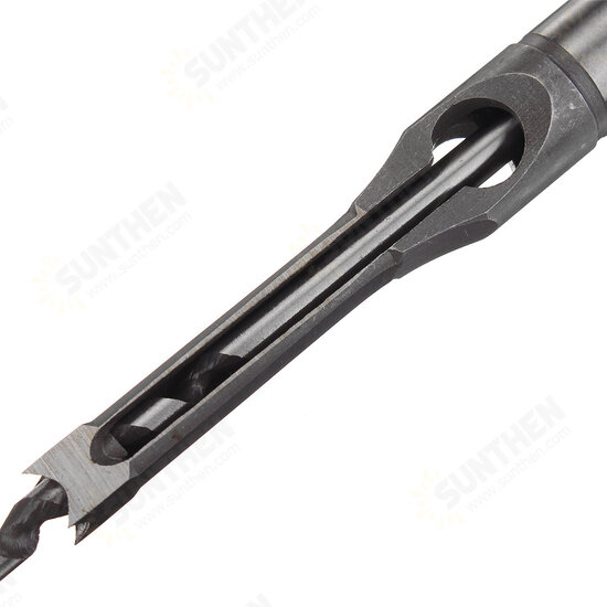 6-19mm Woodworking Drill Bit Square Hole Chisel Mortising Kit Tenon Wood Tool 6-19mm Woodworking Drill Bit Square Hole Chisel Mortising Kit Tenon Wood Tool