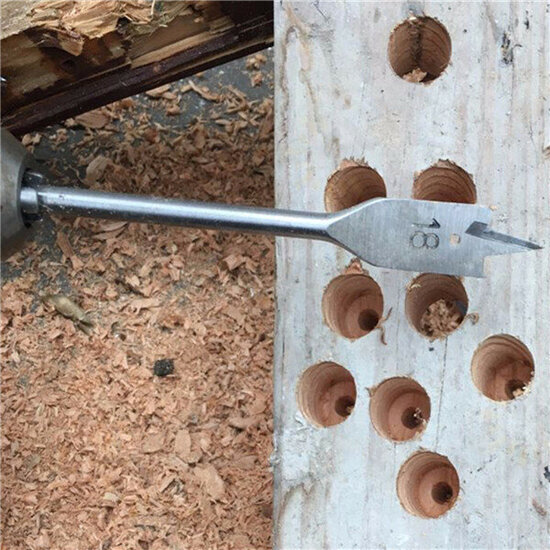 6-40mm Flat Spade Wood Drill Bit Hex Shank Wood Working Spade Drill Bit Hole Cutter 6-40mm Flat Spade Wood Drill Bit Hex Shank Wood Working Spade Drill Bit Hole Cutter
