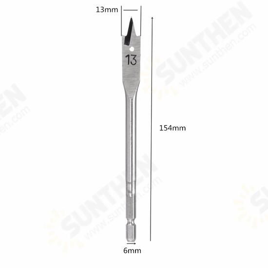 6-40mm Flat Spade Wood Drill Bit Hex Shank Wood Working Spade Drill Bit Hole Cutter 6-40mm Flat Spade Wood Drill Bit Hex Shank Wood Working Spade Drill Bit Hole Cutter