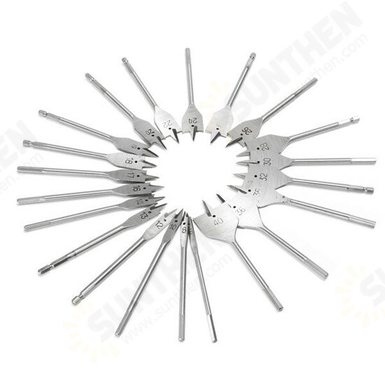 6-40mm Flat Spade Wood Drill Bit Hex Shank Wood Working Spade Drill Bit Hole Cutter 6-40mm Flat Spade Wood Drill Bit Hex Shank Wood Working Spade Drill Bit Hole Cutter