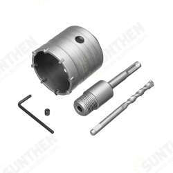 65MM Concrete Cement Wall Hole Saw Cutter Drill Bit 110MM/200MM/350MM SDS Shank Rod Wrench Tool Kit