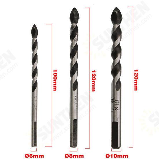 6/8/10mm Triangular Head Concrete Auger Drill Bit 6/8/10mm Triangular Head Concrete Auger Drill Bit
