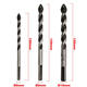 6/8/10mm Triangular Head Concrete Auger Drill Bit 6/8/10mm Triangular Head Concrete Auger Drill Bit