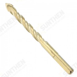 6/8/10mm Yellow Triangle Twist Drill Bit Marble Ceramic Glass Tile Drill Bit