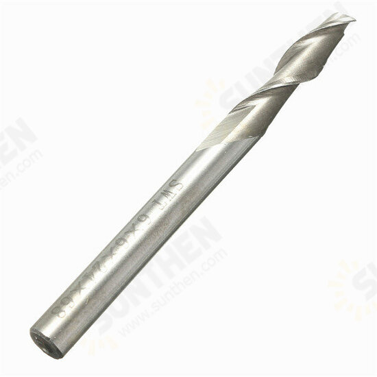 6mm 2 Flute End Mill Cutter Spiral Drill Bit CNC Tool