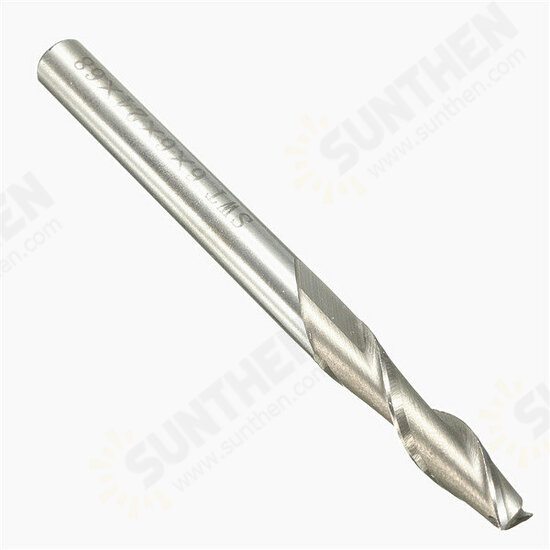 6mm 2 Flute End Mill Cutter Spiral Drill Bit CNC Tool