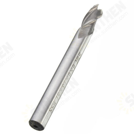 6mm 3 Flute HSS Aluminium Extra Long End Mill Cutter CNC Bit