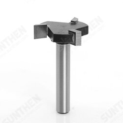 6mm Three-edged T-knife Notch Knife Milling Cutter Welding Type Breaking Board Knife Tenon Knife Woodworking Tool