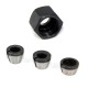 6mm/6.35mm/8mm Collet Chuck Adapter Engraving Trimming Machine Electric Router Collet Chuck For Machinery Manufacturing Woodworking Cutter 6mm/6.35mm/8mm Collet Chuck Adapter Engraving Trimming Machine Electric Router Collet Chuck For Machinery Manufacturing Woodworking Cutter