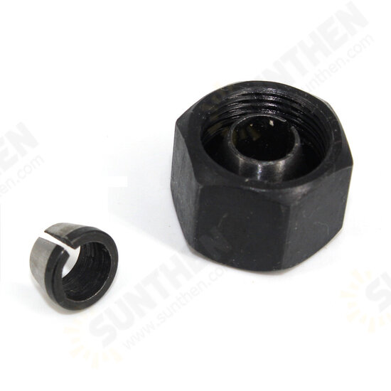 6mm/6.35mm/8mm Collet Chuck Adapter Engraving Trimming Machine Electric Router Collet Chuck For Machinery Manufacturing Woodworking Cutter 6mm/6.35mm/8mm Collet Chuck Adapter Engraving Trimming Machine Electric Router Collet Chuck For Machinery Manufacturing Woodworking Cutter